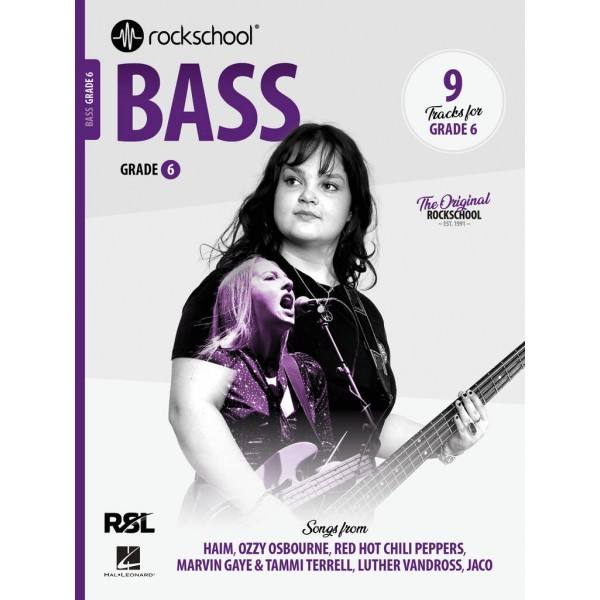 Rockschool Bass Grade 6 2024 (Book/Audio)